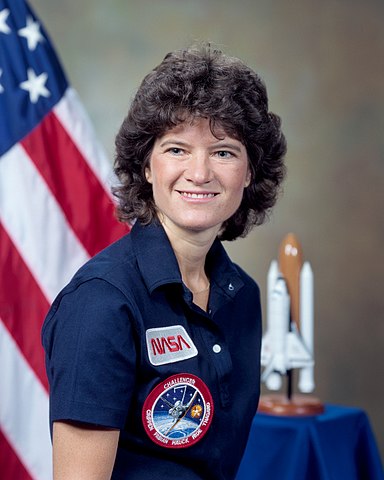 Sally Ride, first american woman in space