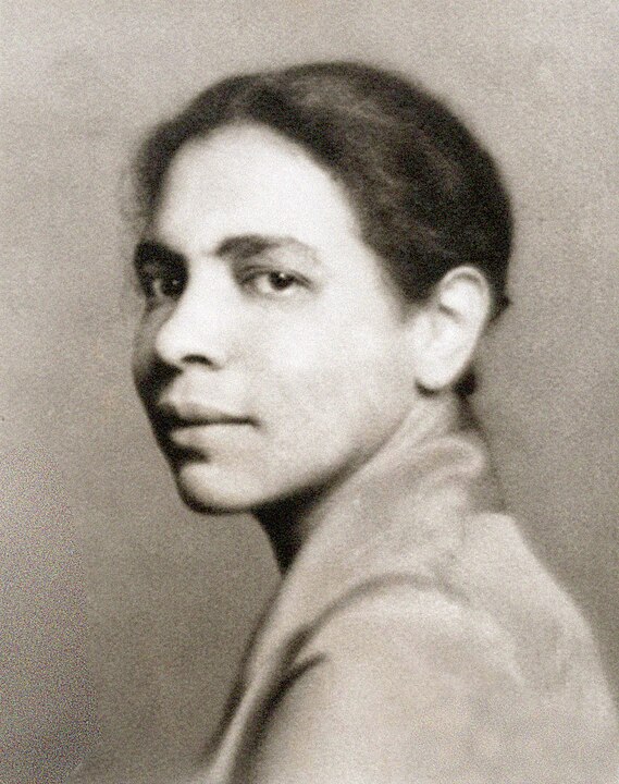 Nella Larsen, photographed by James Allen in 1928, age 37.