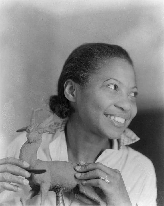 Augusta Savage, American sculptor associated with the Harlem Renaissance.
