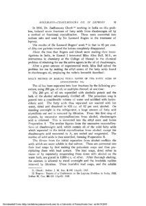 Hollmann credits Alice Ball and names Ball’s method, 1922 | Amazing Women In History Page 95 of Hollmann’s 1922 paper names Alice Ball and introduces Ball’s method for making ethyl esters.